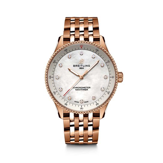 Breitling Navitimer Quartz 32 mm Red Gold and Diamond R77320E61A1R1 image number 0